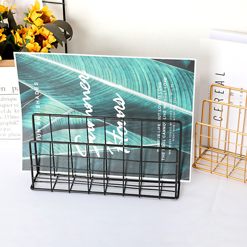 Desktop Metal Mail Organizer R - Magazine Holder Rack review and price