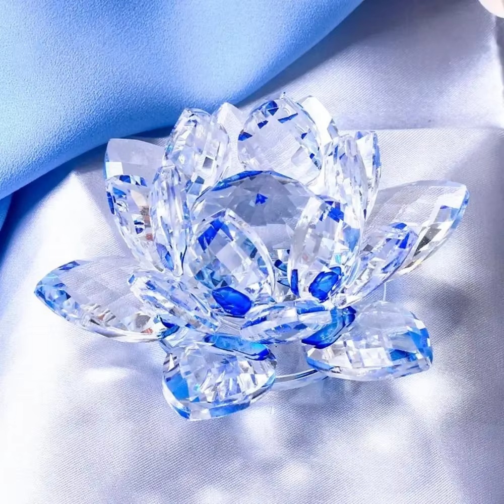 60-140mm Crystal Lotus Flower  - Paper Weight Crystal review and price