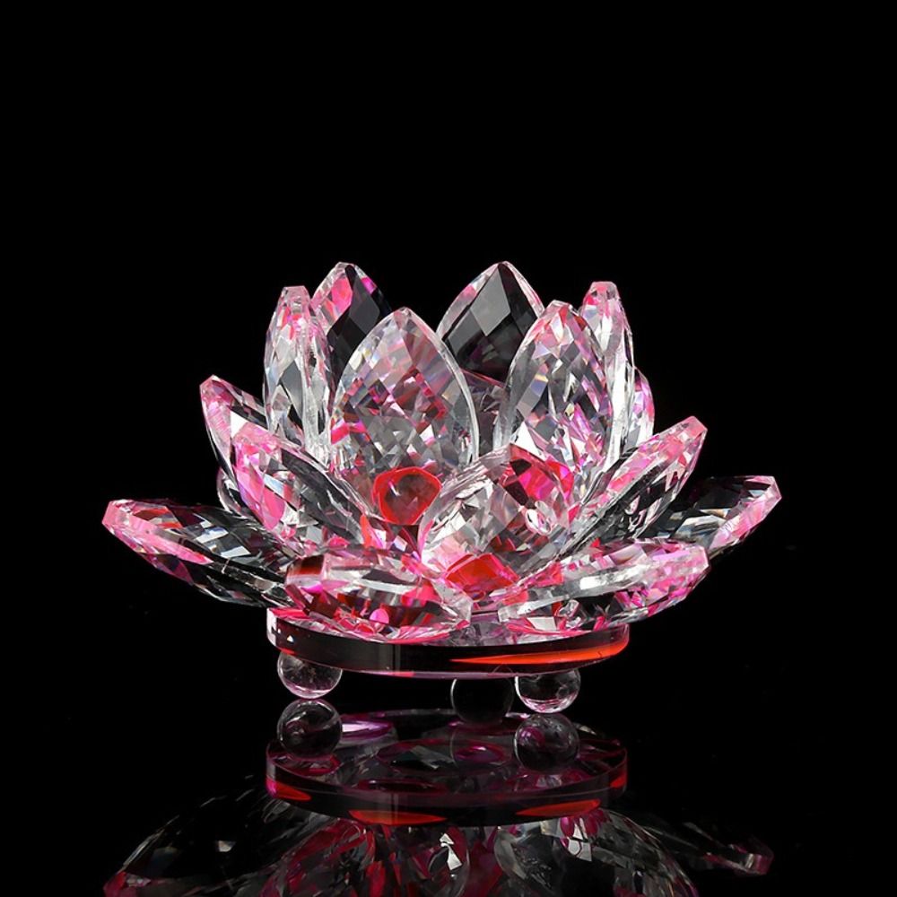 60-140mm Crystal Lotus Flower  - Paper Weight Crystal review and price