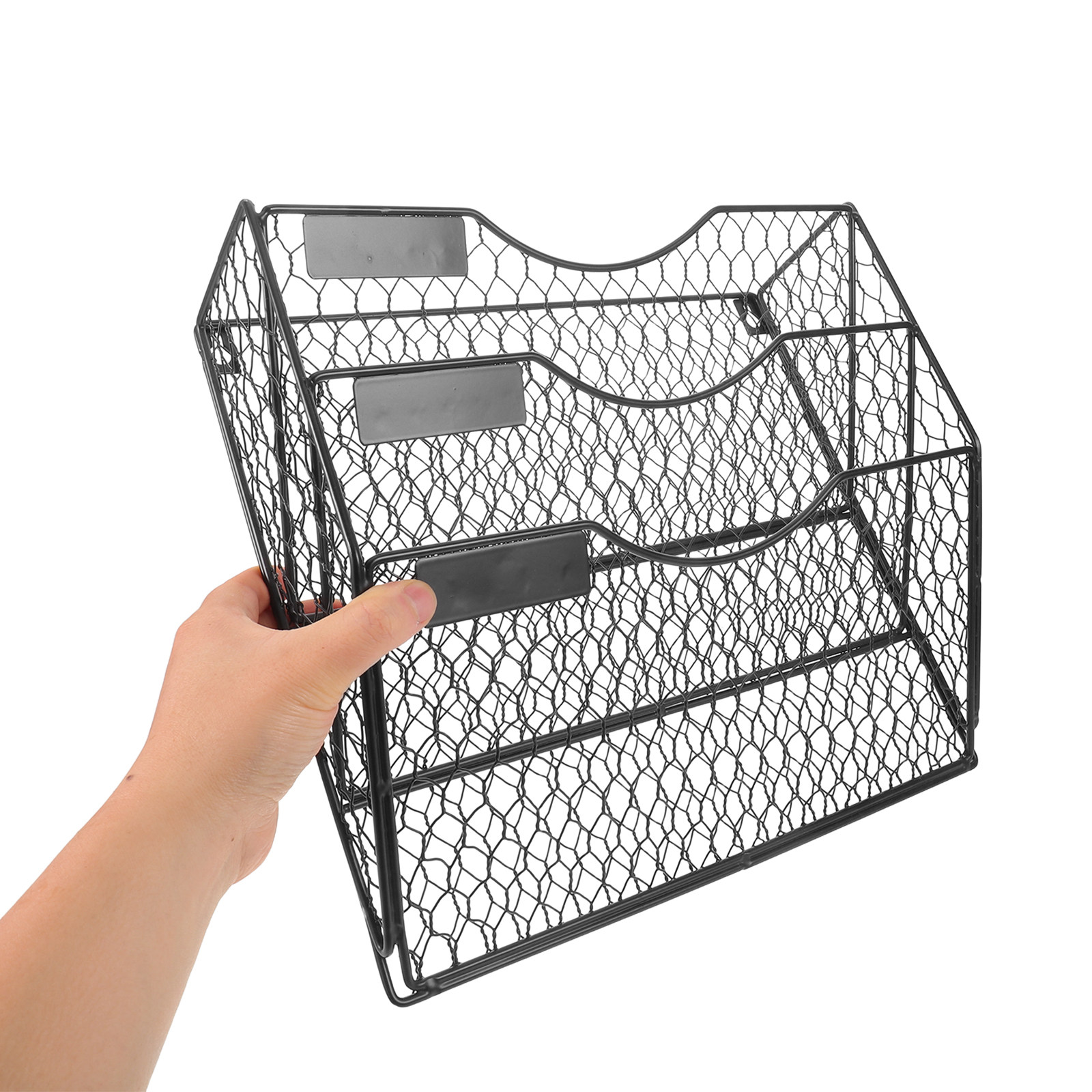 3 Tier Wall File Holder Mesh M - Magazine Holder Rack review and price