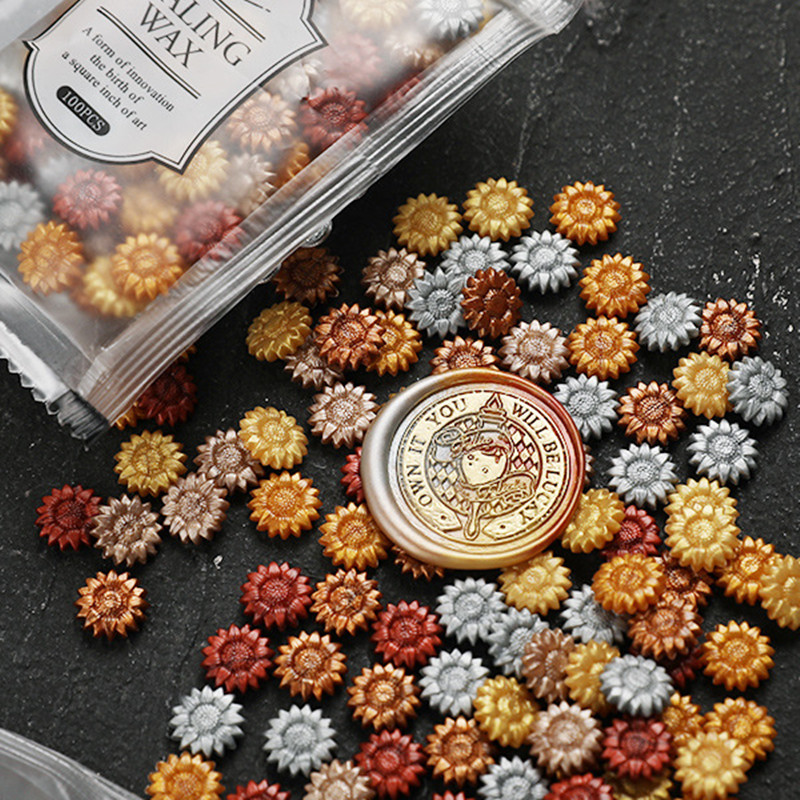 New Sunflower Sealing Wax Seal - Wax Seal Stamp Set review and price