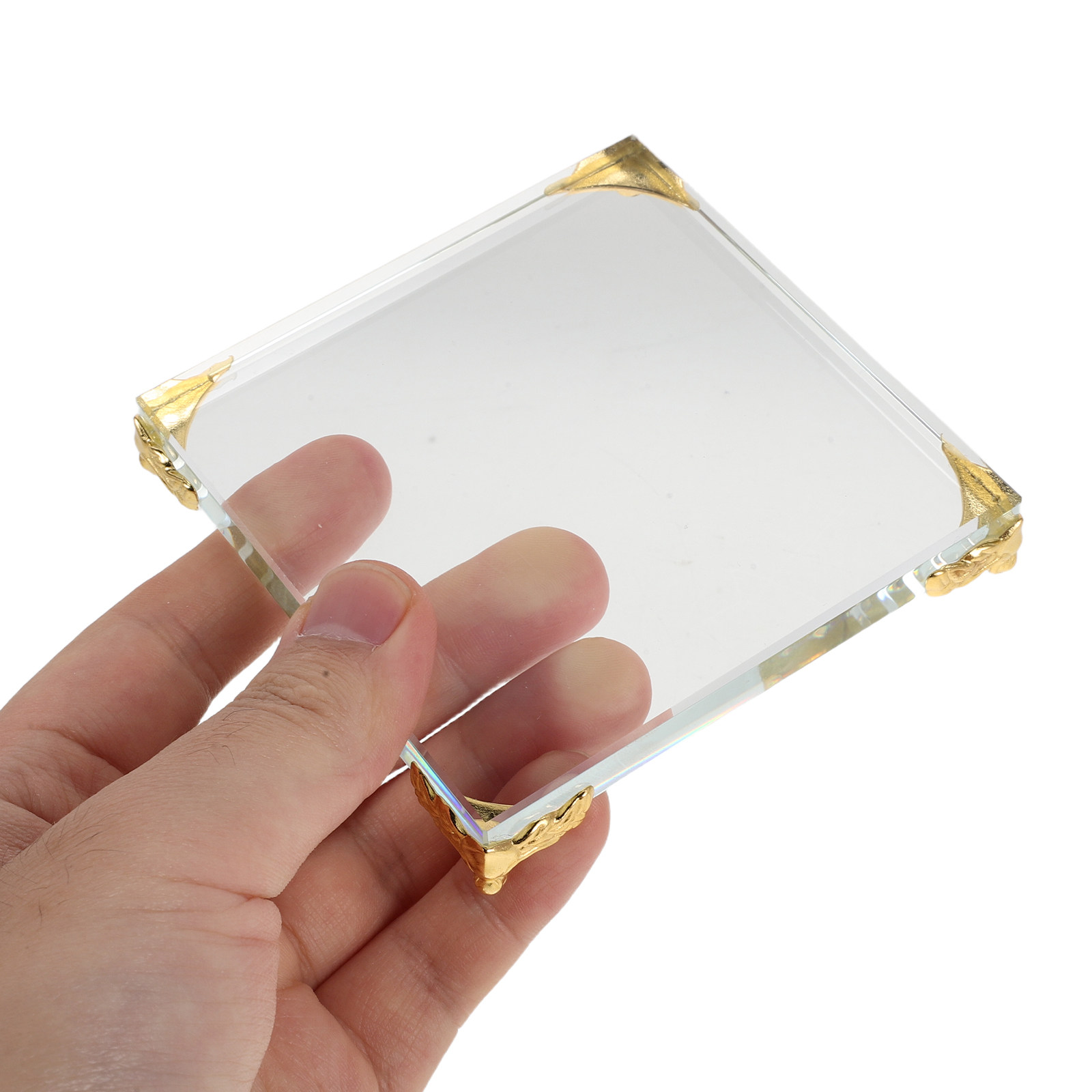 Square Crystal Paperweight Gol - Paper Weight Crystal review and price